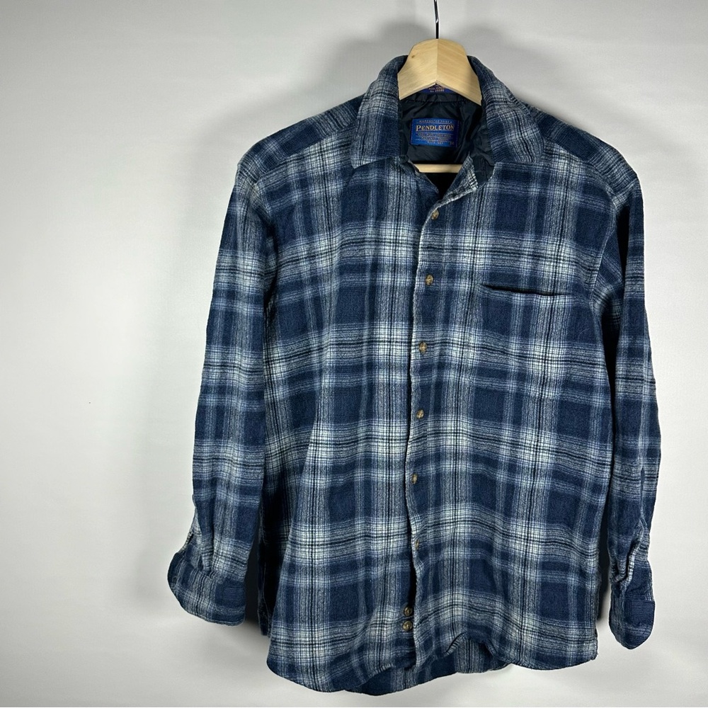 Pendleton wool button down flannel shirt